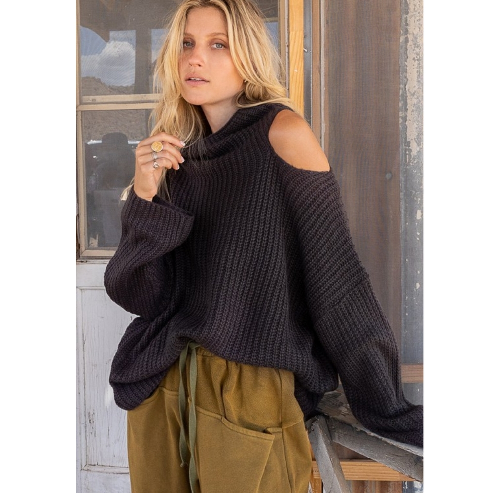 SOLD OUT 52274 POL Mock Neck Sweater - Picture 1 of 5